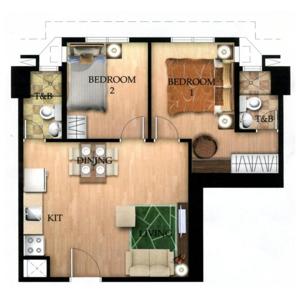 Cozy 2br 2bath San Lorenzo Place Netflix 4km Naia Manila