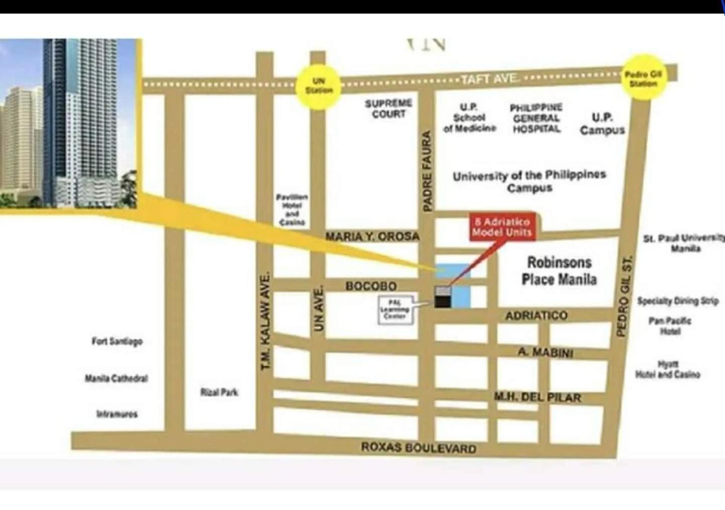 8 Adriatico Condotel Sea View Corner Unit Near St Lukes Clinic Manila