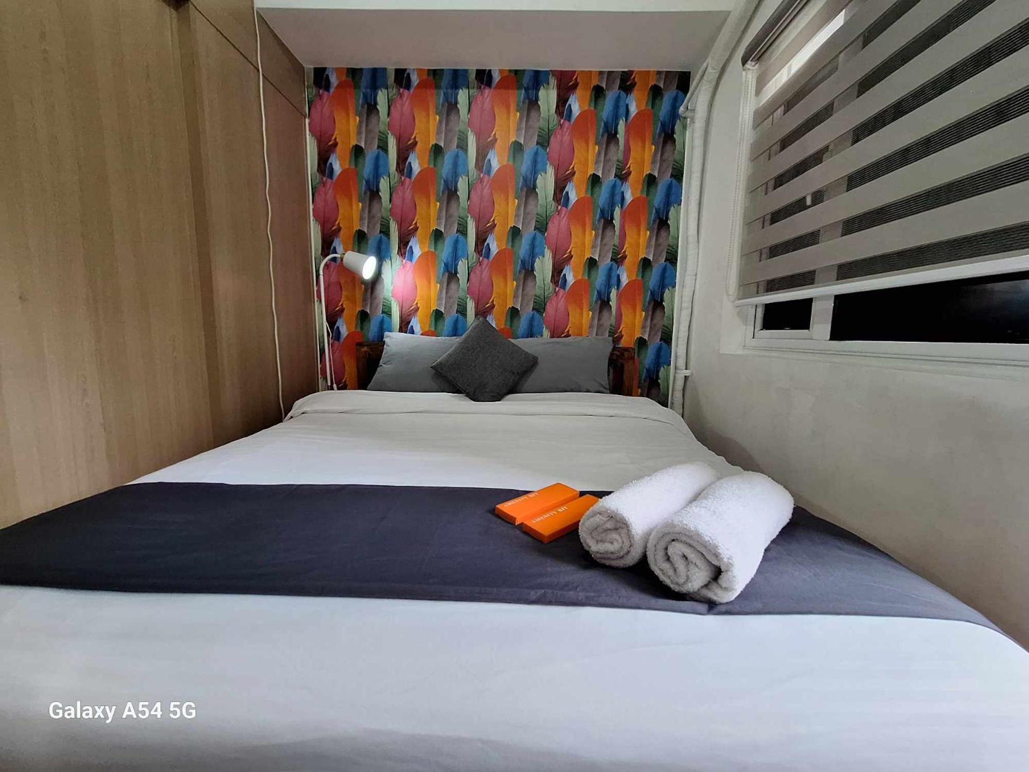 Cozy 1 Bed Unit Wifi In Grace Residences Taguig Manila
