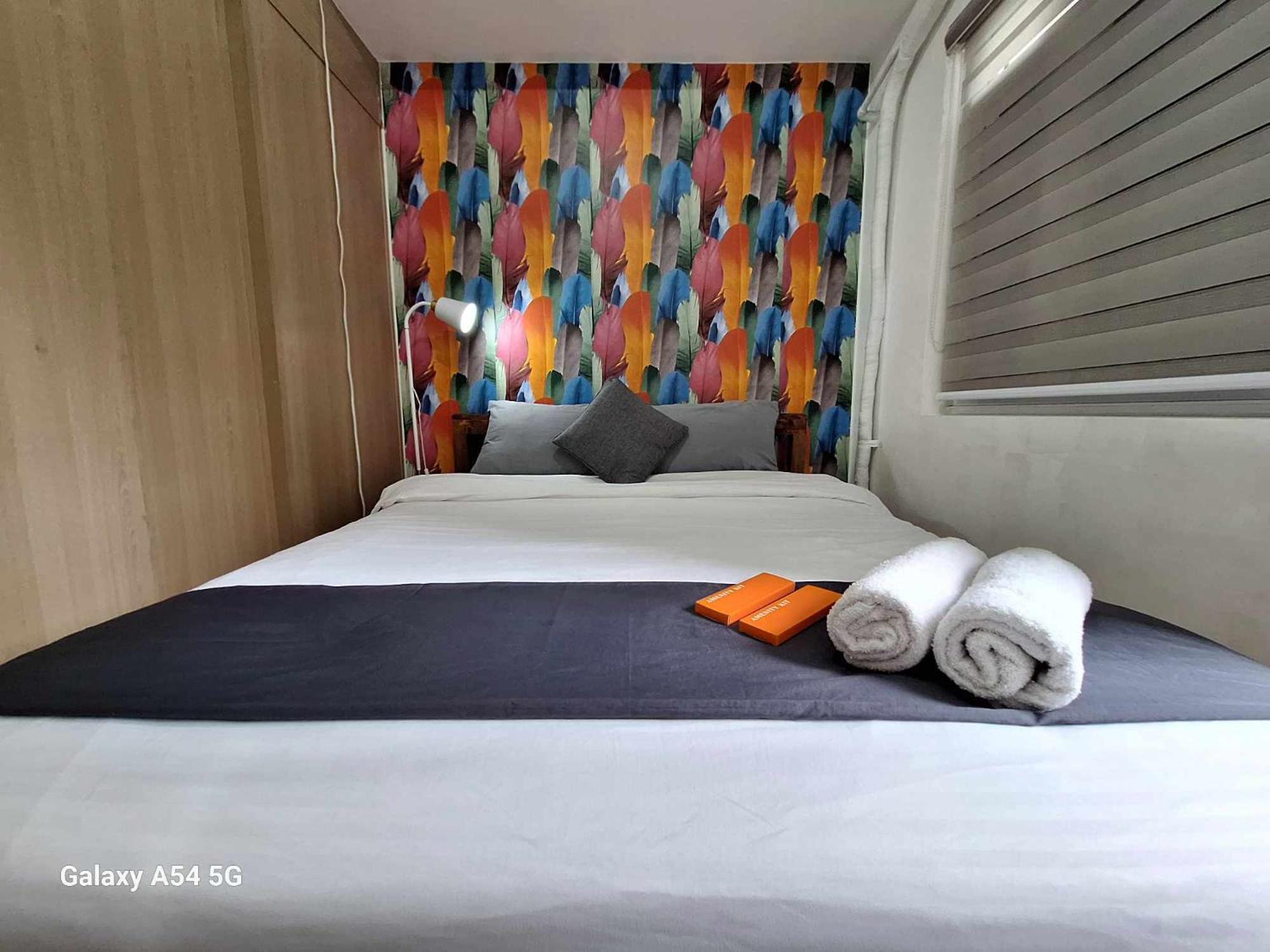 Cozy 1 Bed Unit Wifi In Grace Residences Taguig Apartment *