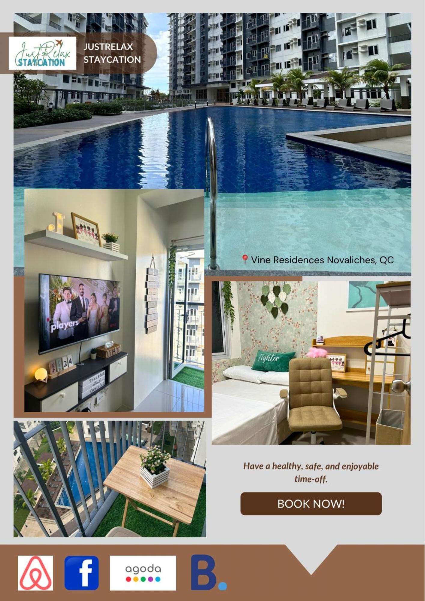Apartment Justrelax Staycation At Vine Residences *