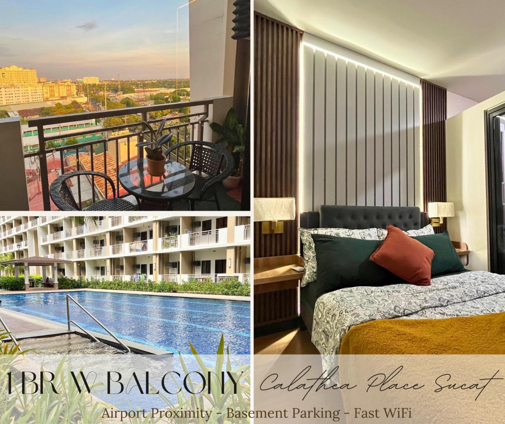 Modern 1br In Calathea Place - Just 15 Mins Away To Naia W 360 Roof Deck And Amazing Pool! Apartment *