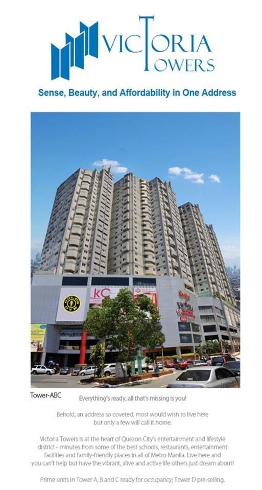 Victoria Towers D - 2 Bedroom Mejia Flat Manila