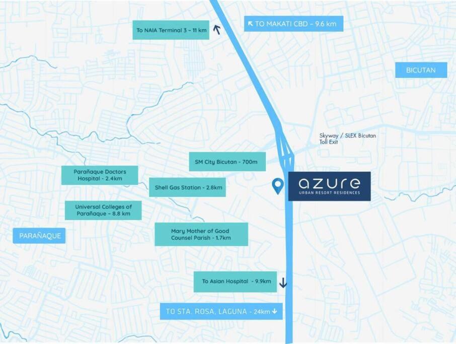1br Condotel Azure Urban Near Airport #az06 * Manila