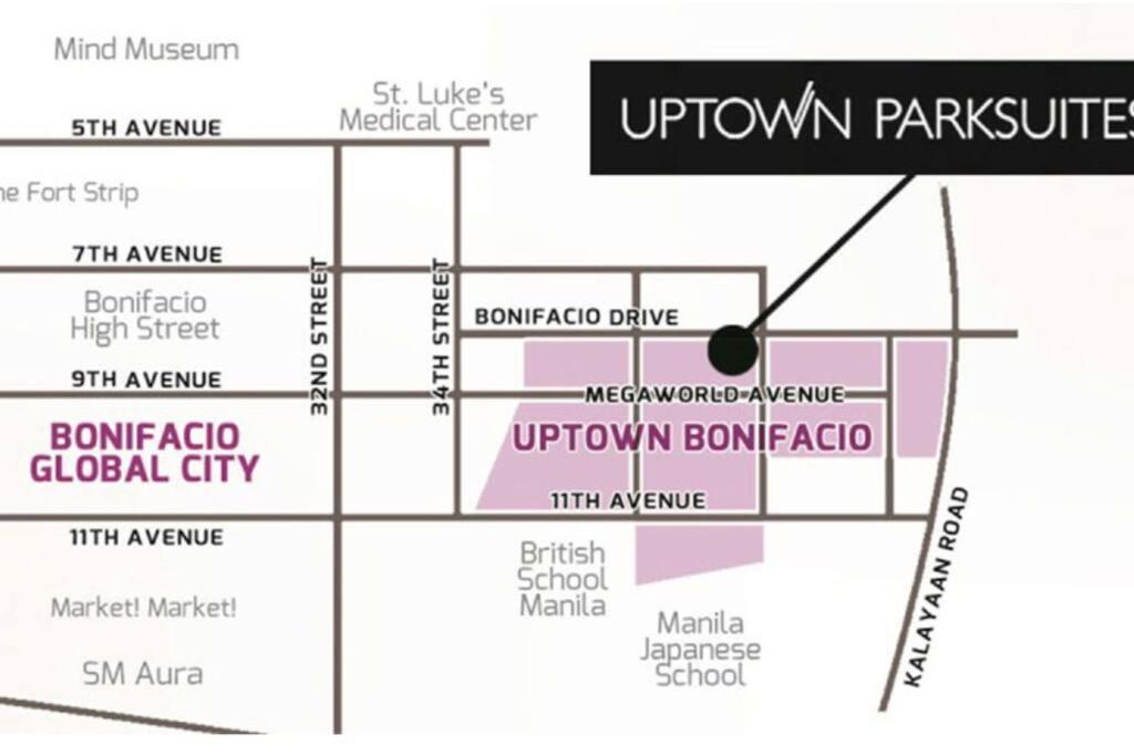 At The Heart Of Bgc Located At Uptown Parksuites * Manila
