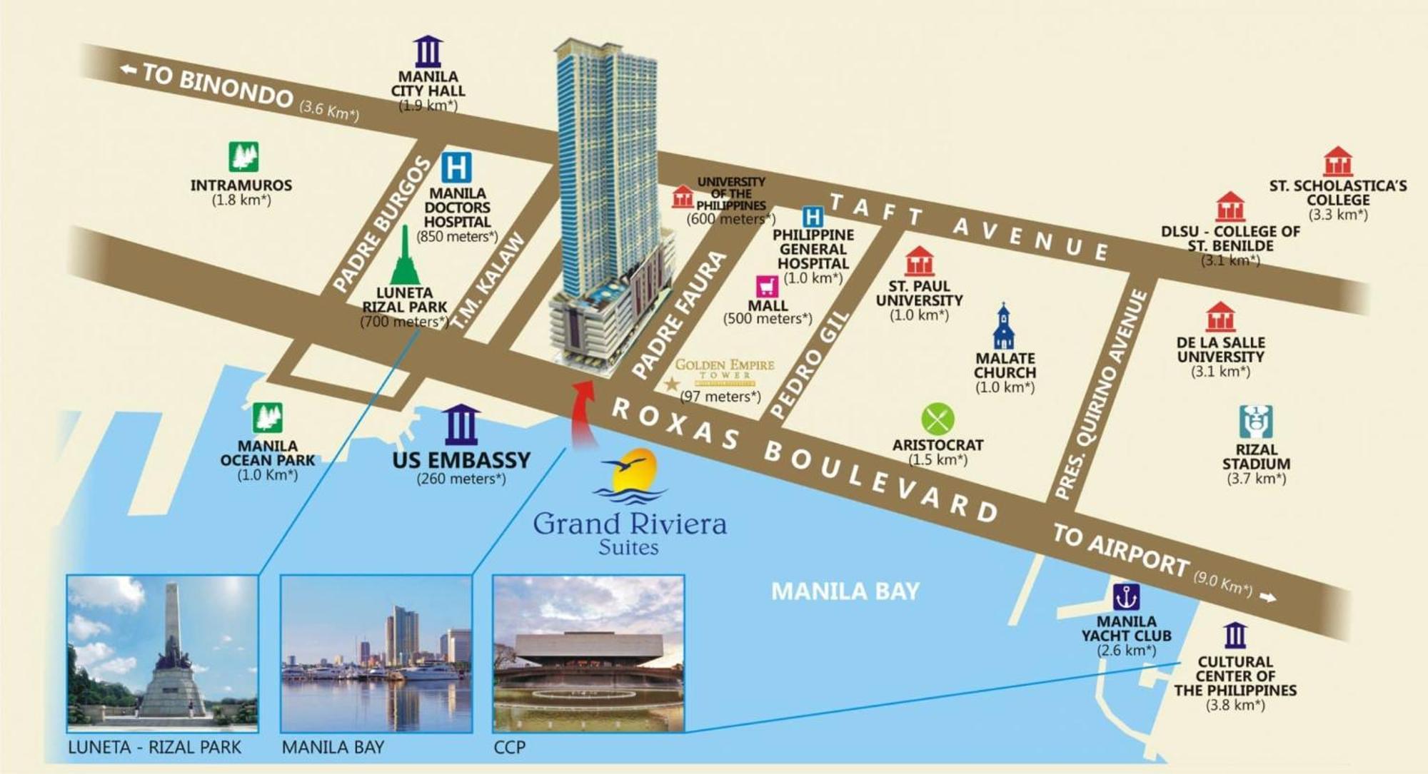 Aparthotel Grand Riviera Infront Of Us Embassy Manila