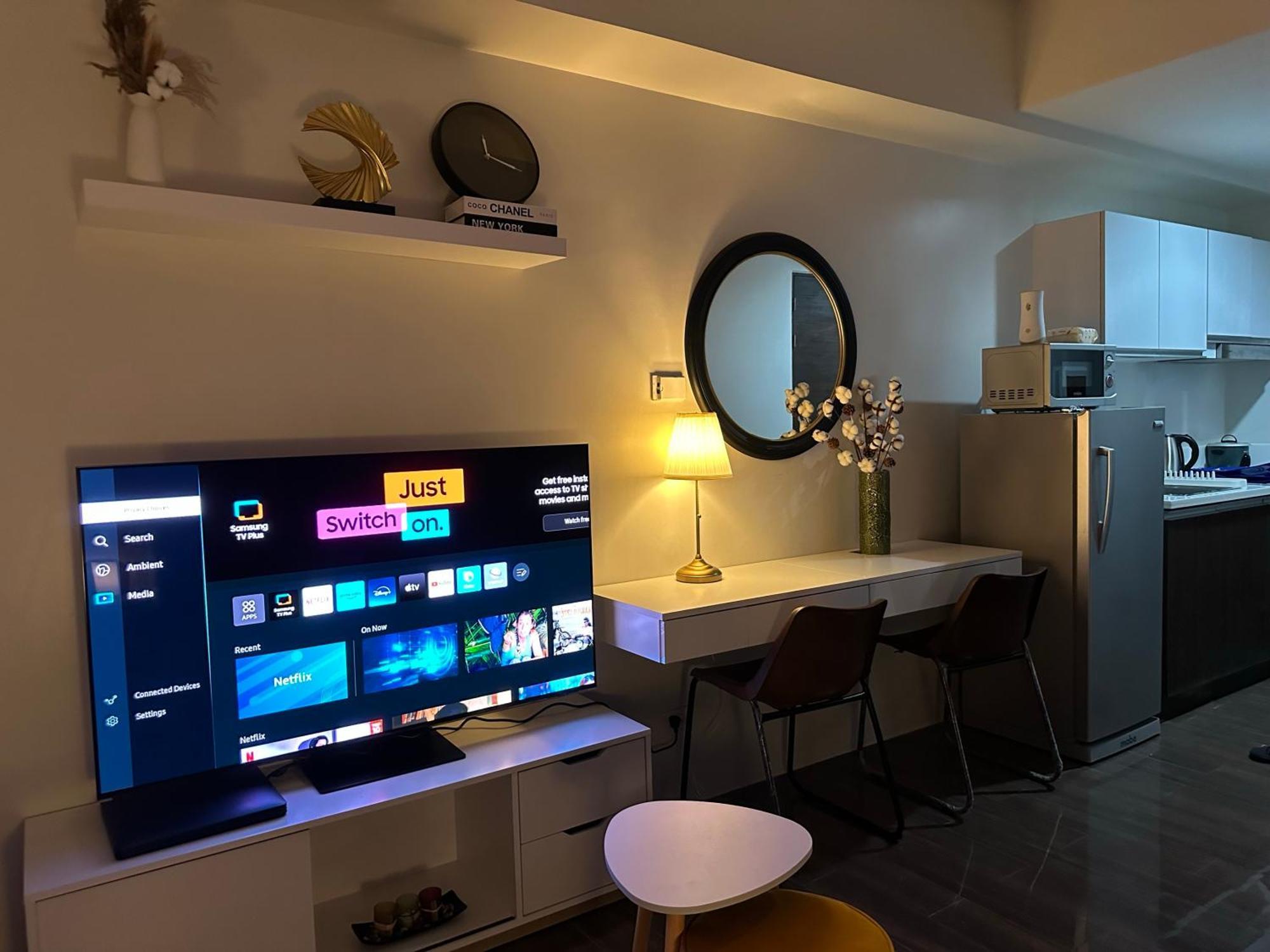 King-size Bed Makati Apartment