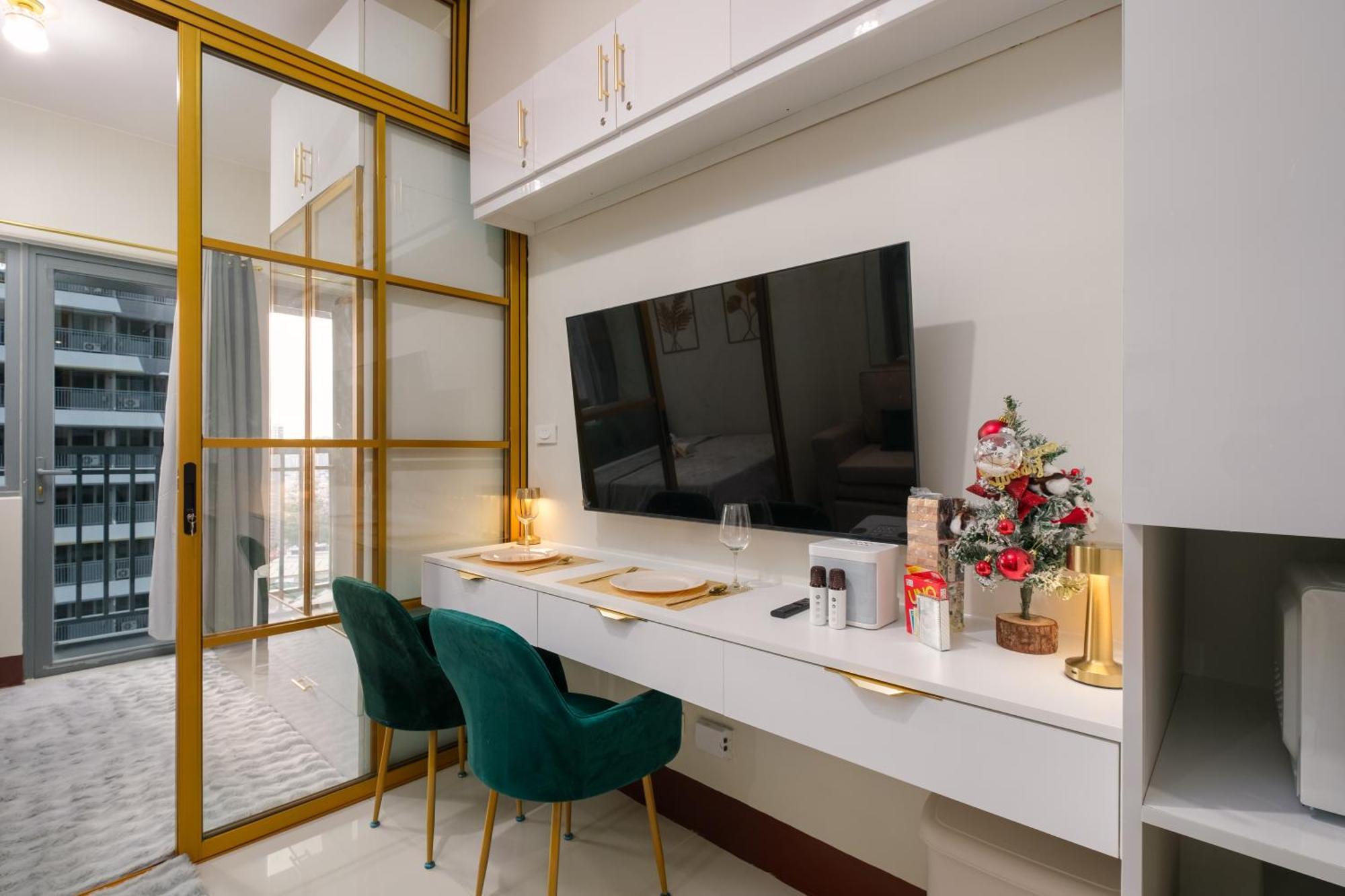Luxe 1br With Wifi, Karaoke And Balcony Near Sm Megamall Apartamento