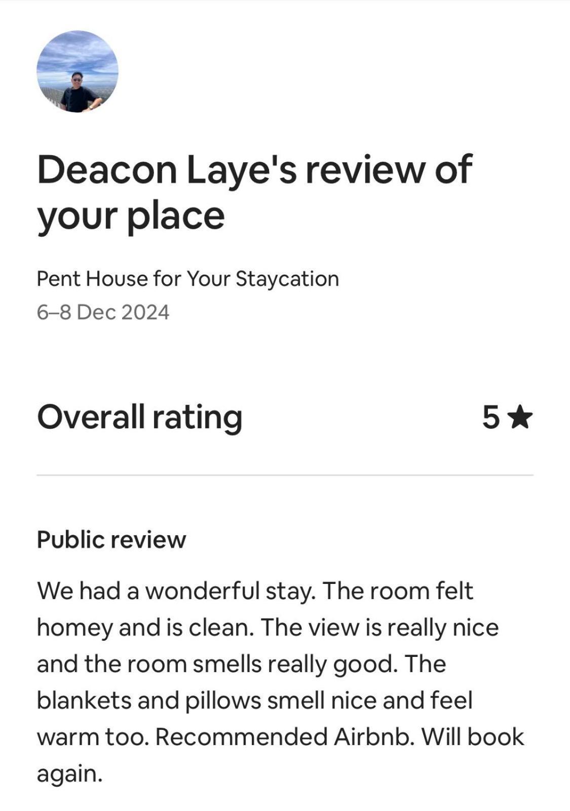 Pent House For Your Staycation *