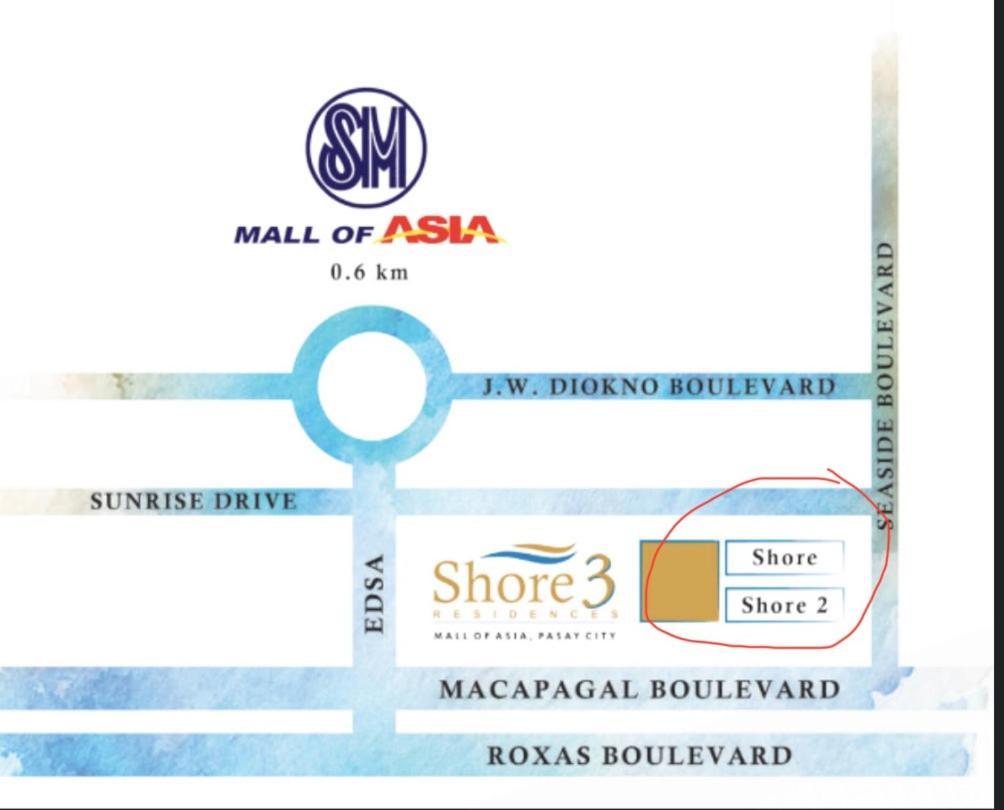Smdc Shore Pasay Manila, Walking Distance To Mall Of And 20 Mins Drive To Airport-1 Bedroom Condo-apartmentwith Balcony *