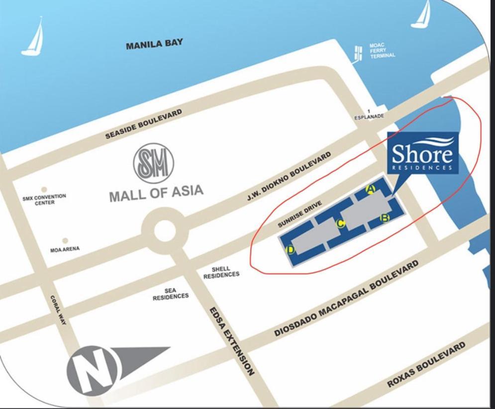 Smdc Shore Pasay Manila, Walking Distance To Mall Of And 20 Mins Drive To Airport-1 Bedroom Condo-apartmentwith Balcony Manila
