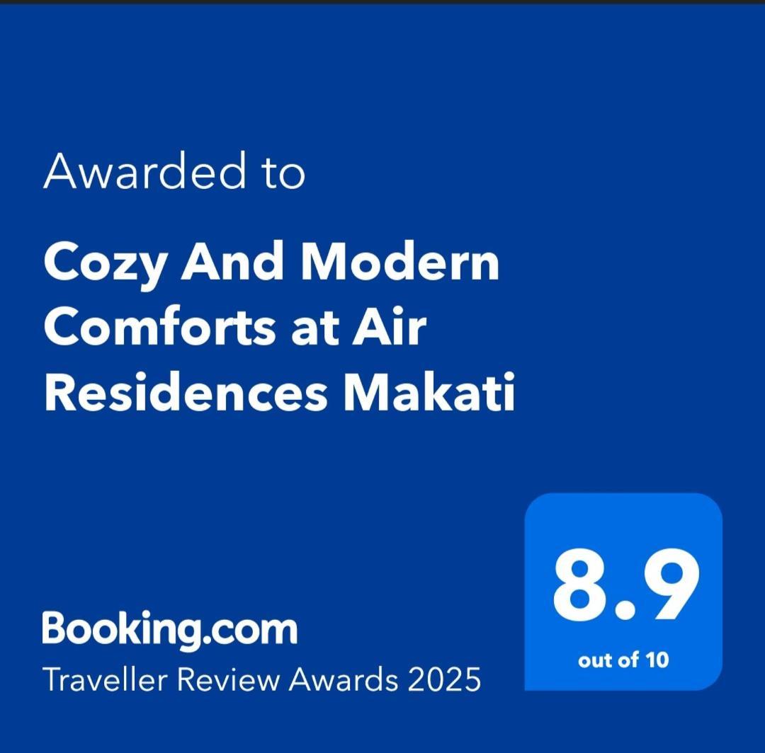Apartment Cozy And Modern Comforts At Air Residences Makati *
