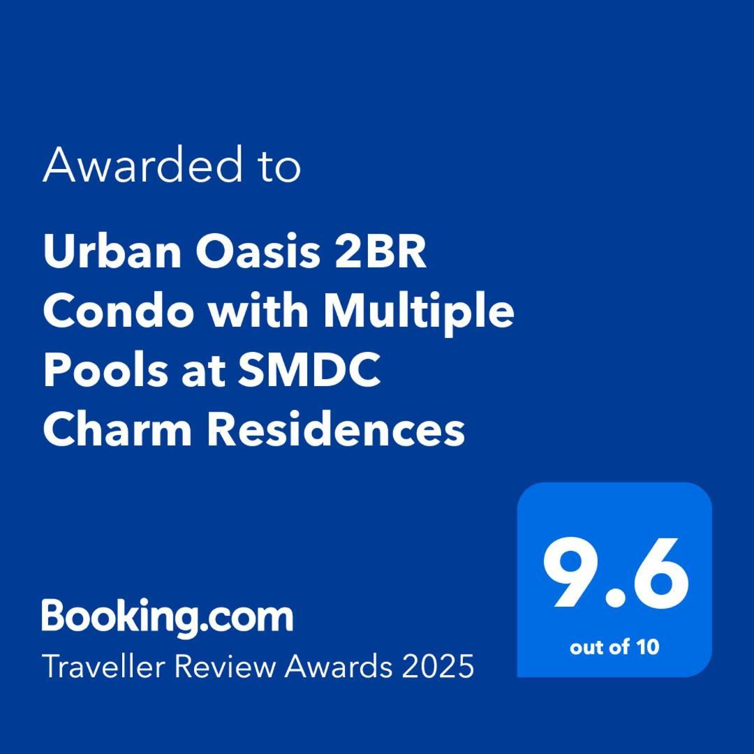 Urban Oasis 2br With Multiple Pools At Smdc Charm Residences Apartment