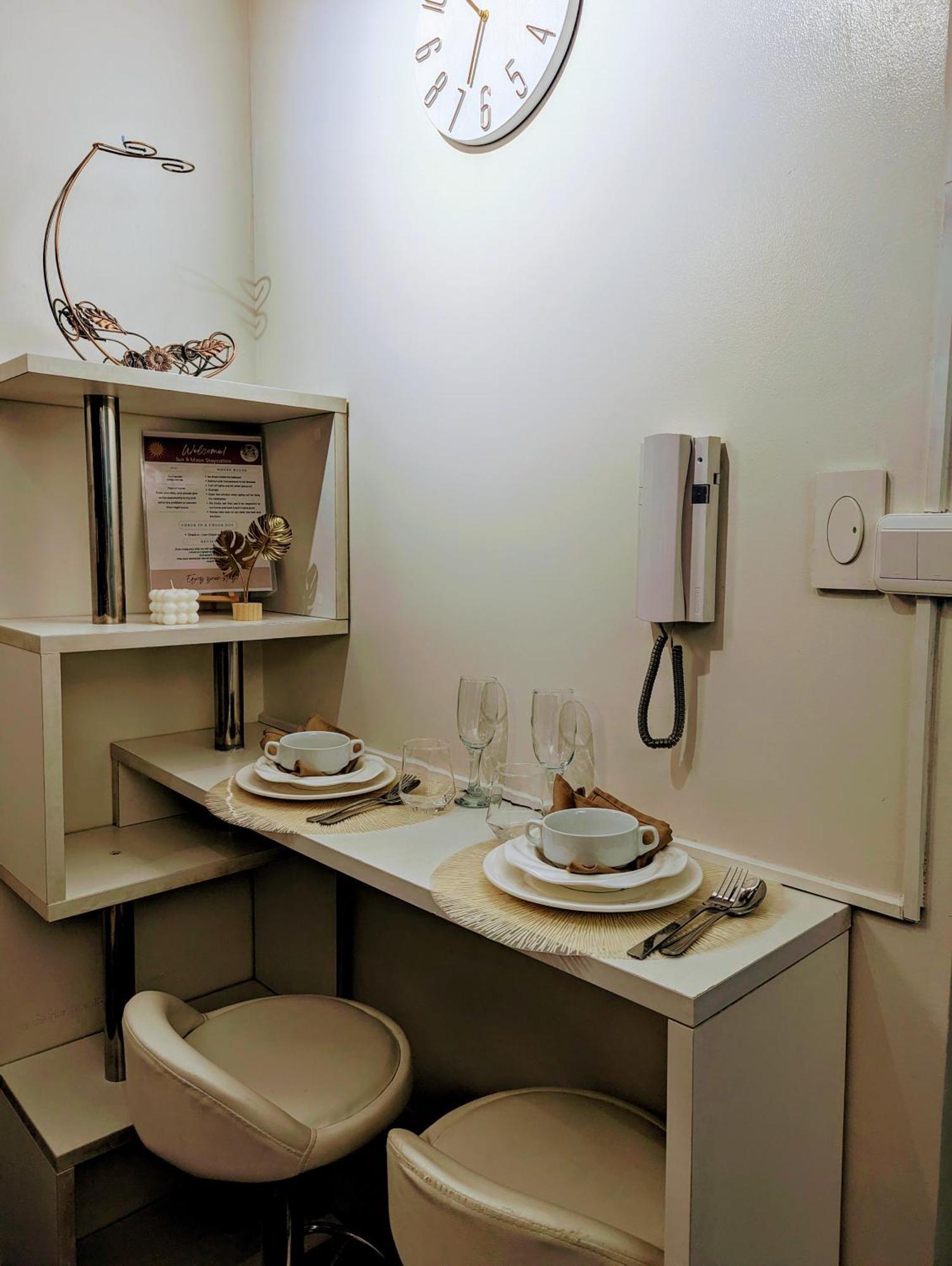 Sun And Moon Cozywhite Air Residences Makati Apartment