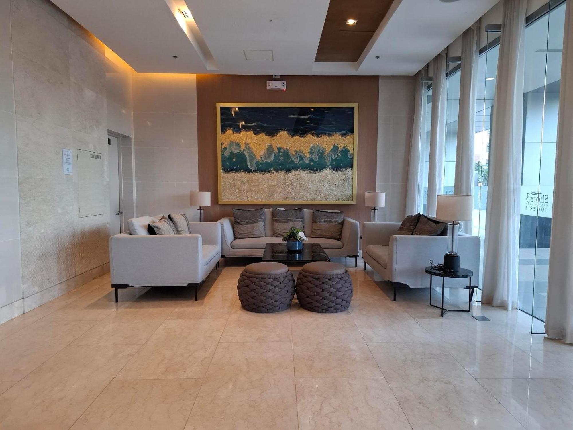 Shore 1 & 3 Residences Moa 1br With Balcony By Darpm * Manila