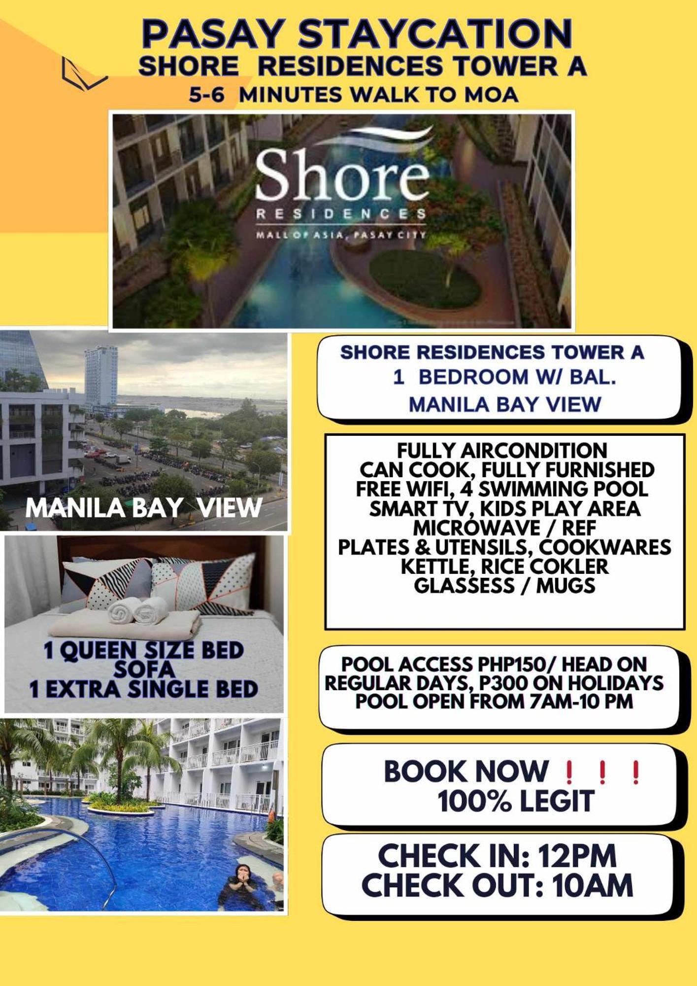 Apartment Lito's Staycation At Shore Residences Tower A Manila