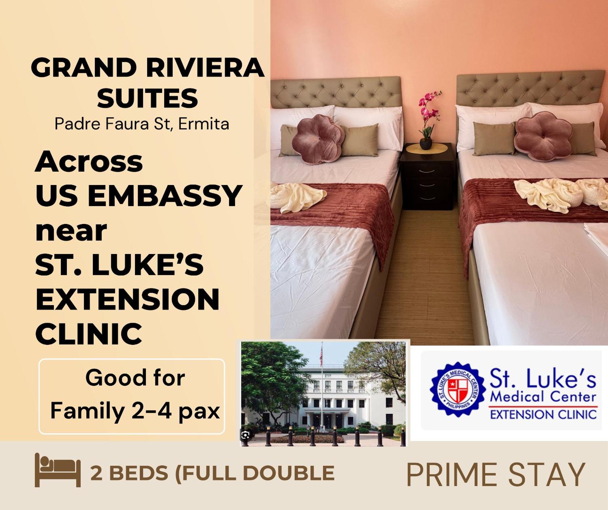 Apartment Grand Riviera 1202 Front Of Us Embassy By Prime Manila