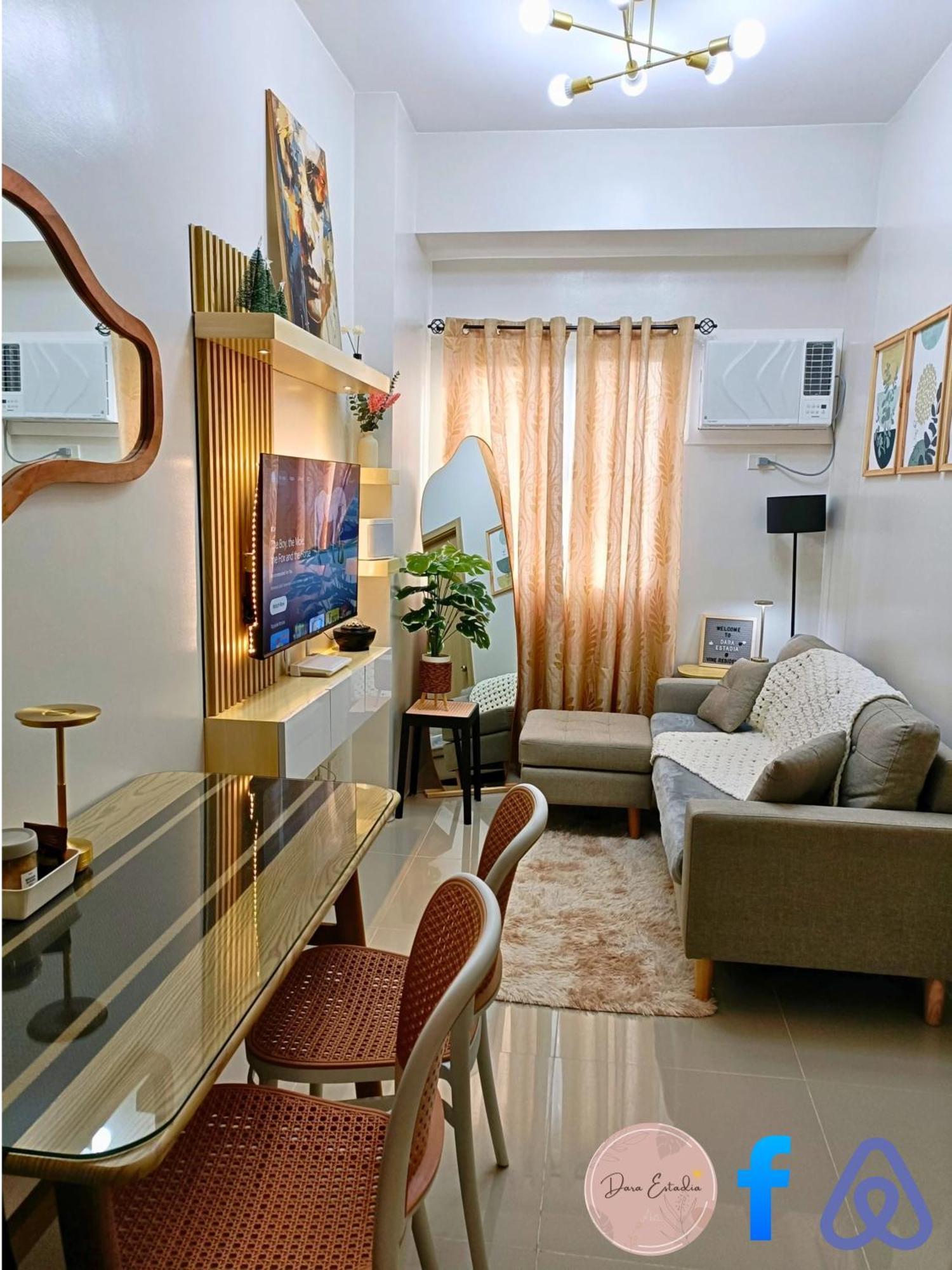 Dara 2br With Wifi And Netflix At Vine Residences Qc Philippines 5* Manila
