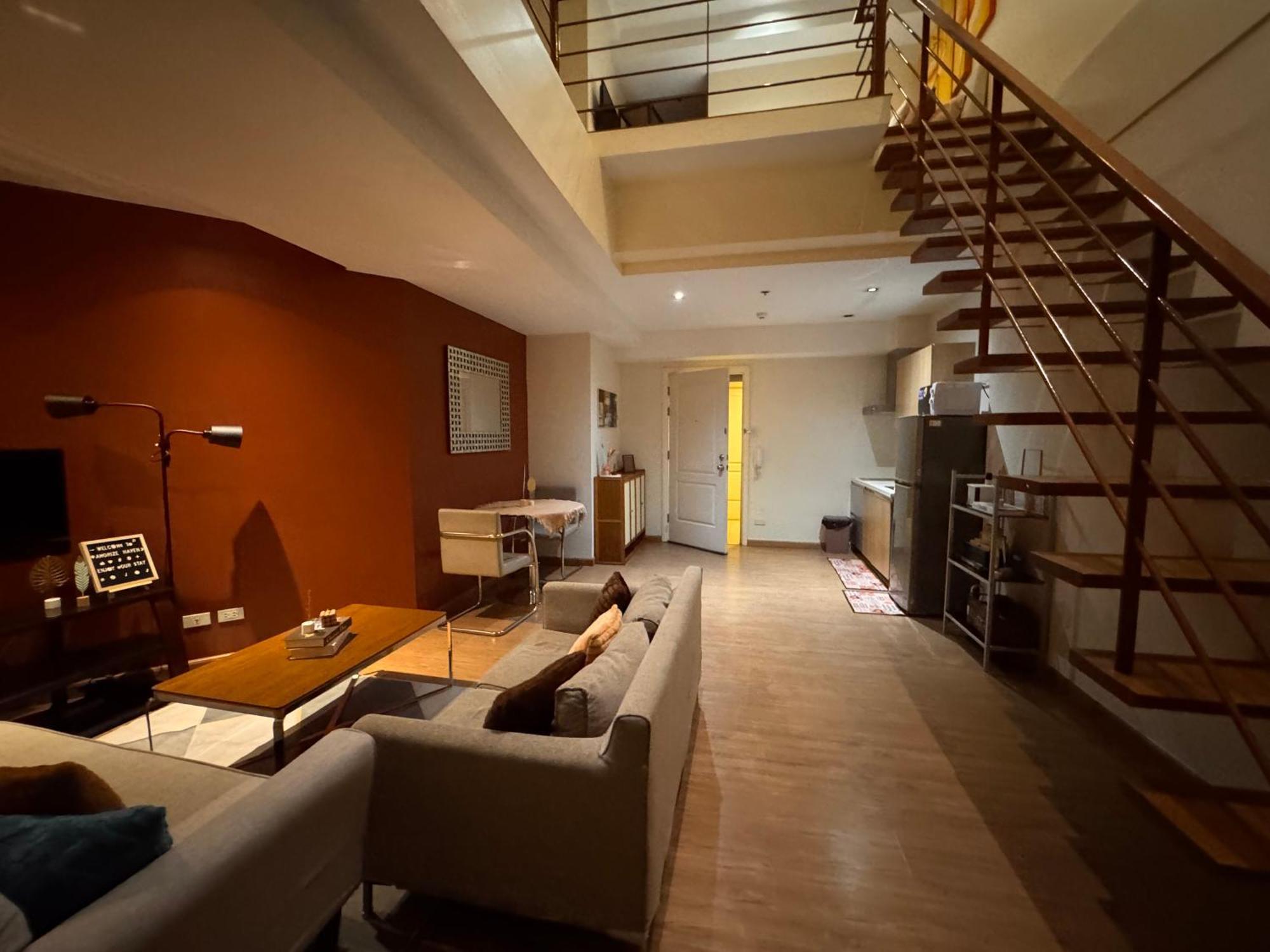 Gramercy Residences Spacious 1 Bedroom Loft Free Amenities Hotel Manila
