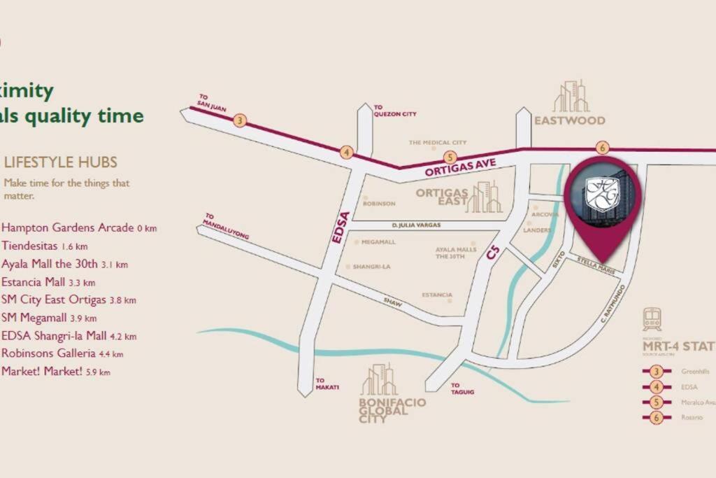 Brand New In Pasig With Free Pool Access Apartment Manila