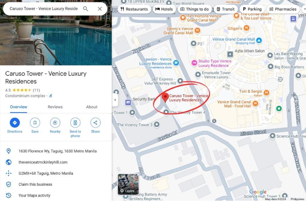 Upscale Bgc By Venice Mall #vlrtc29e Holiday home