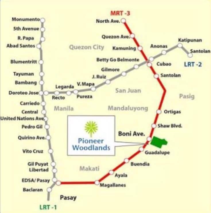 Aparthotel 2br Pioneer Woodland Boni,mandaluyong Connected To Boni Mrt Station