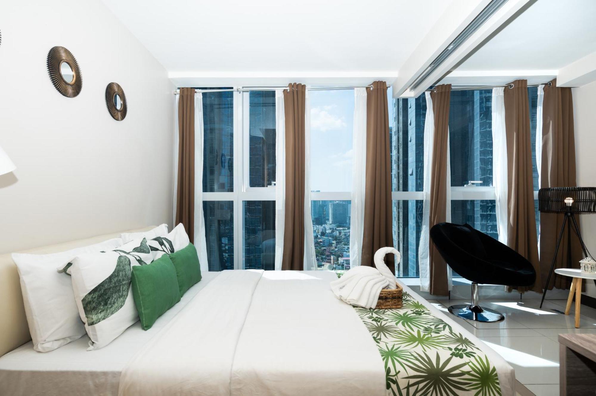 Great Value In Uptown Parksuites Bgc 1br,washer,netflix Apartment Manila