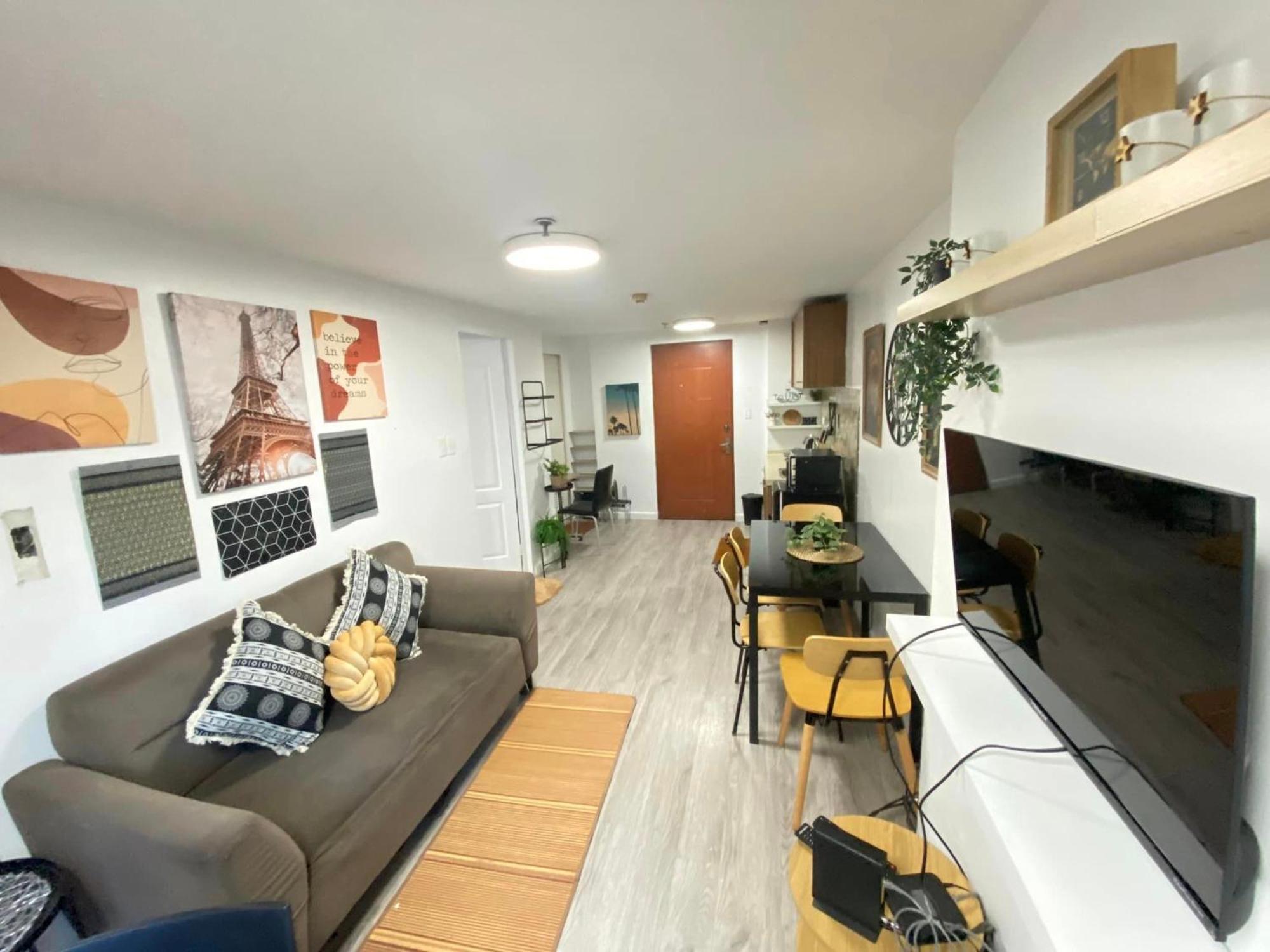 Apartment Big 1 Bedroom Good For 8 Pax In Ortigas Manila