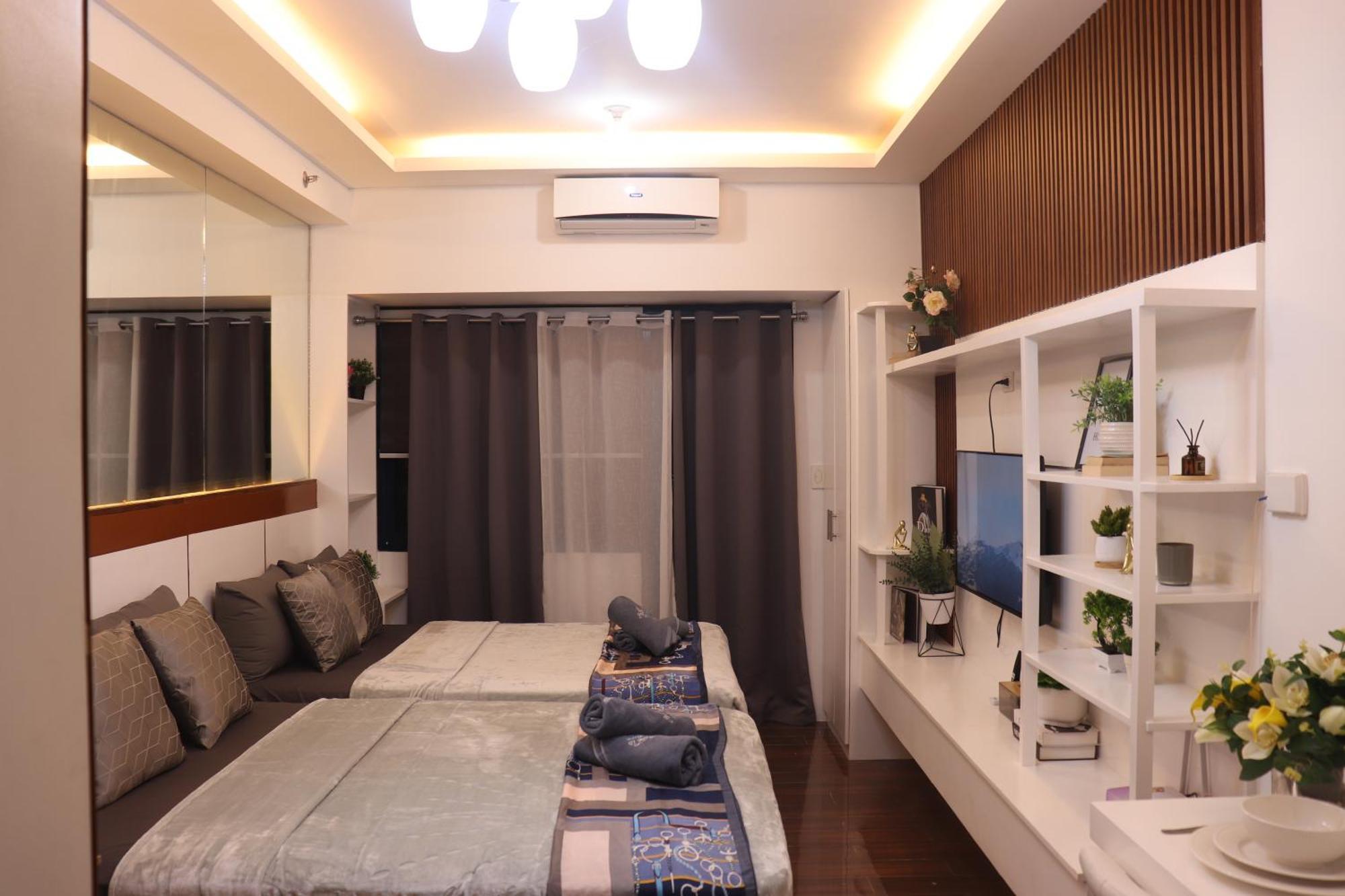 Affordable Twin Bed Netflix Wifi Balcony Apartment *
