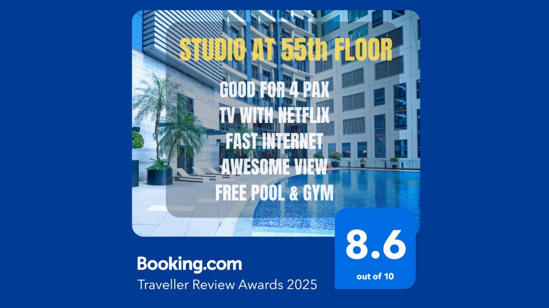 Studio With 200mbs Internet, Netflix & Great View Of