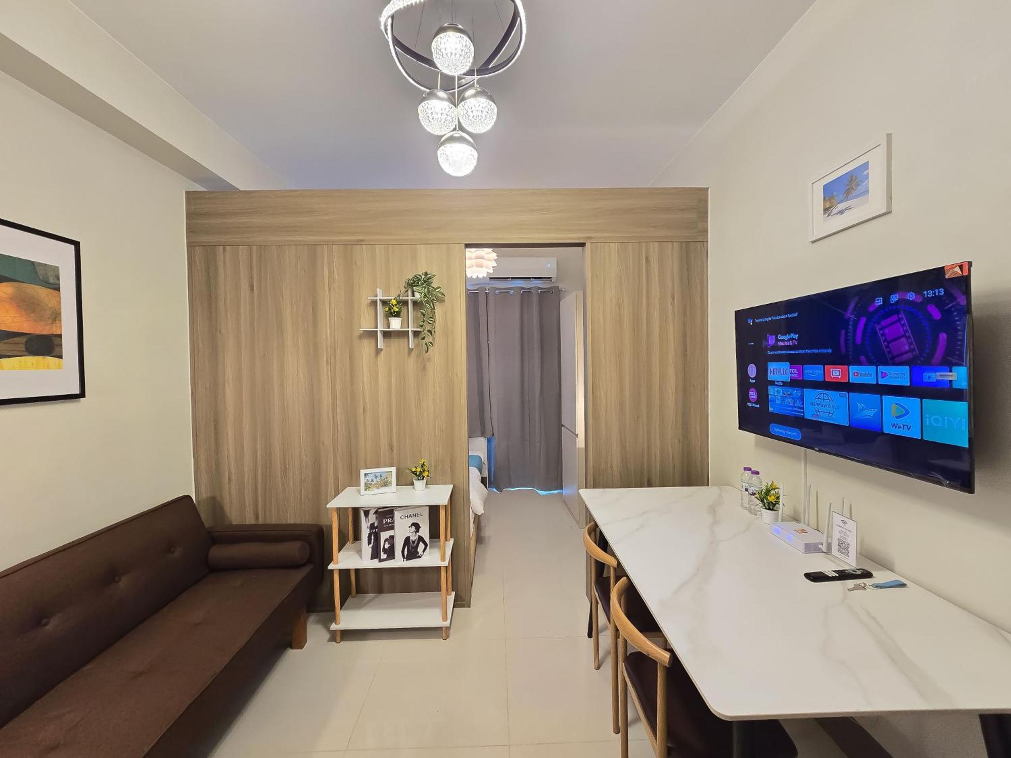 Apartment 1br Unit Condotel W Balcony Fame Residences #fm10 *