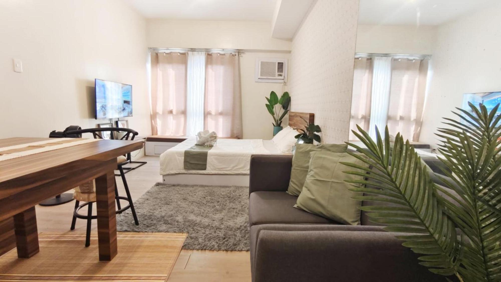 Deluxe One Bedroom By Christine Infront Of Trinoma Mall Aparthotel *