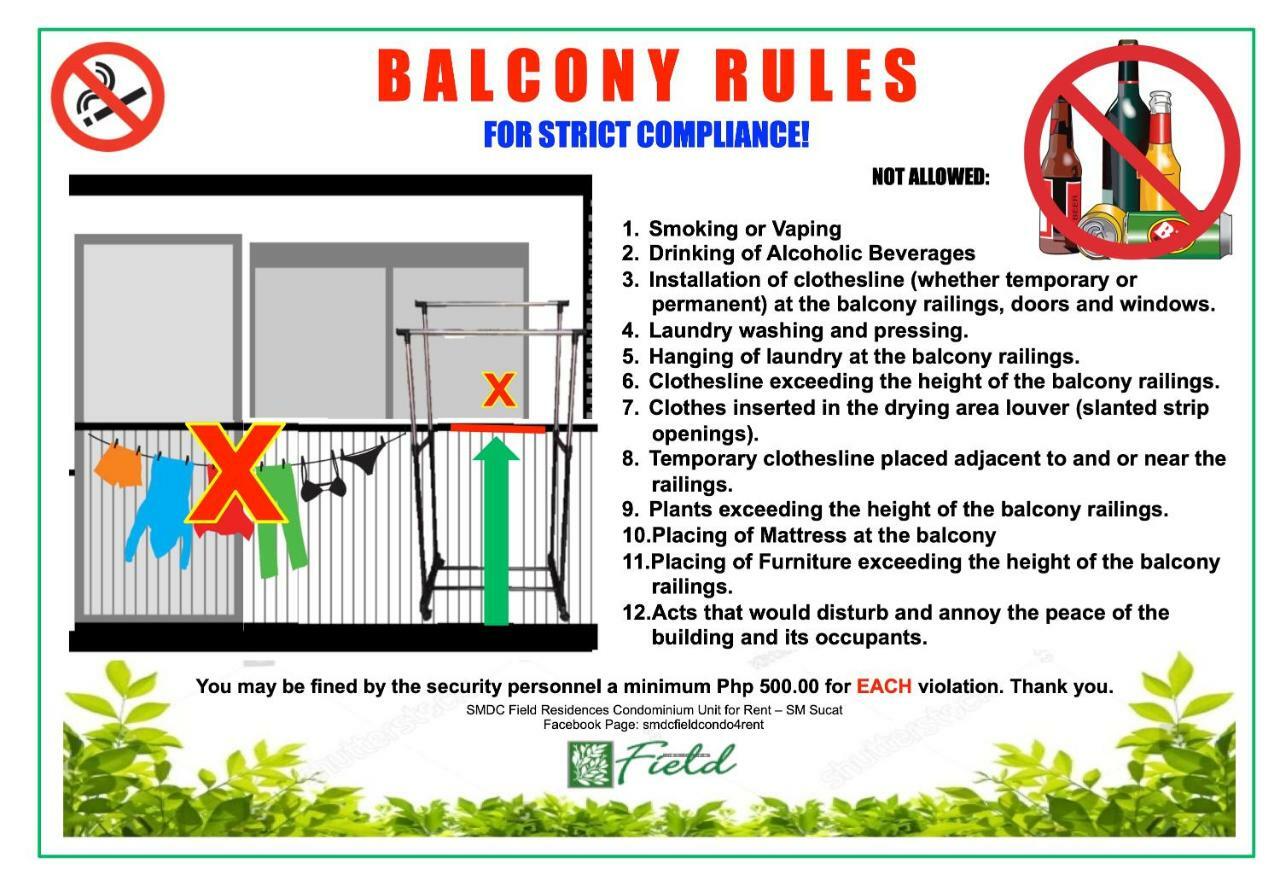 Smdc Field Residences - Sm Sucat Apartment *
