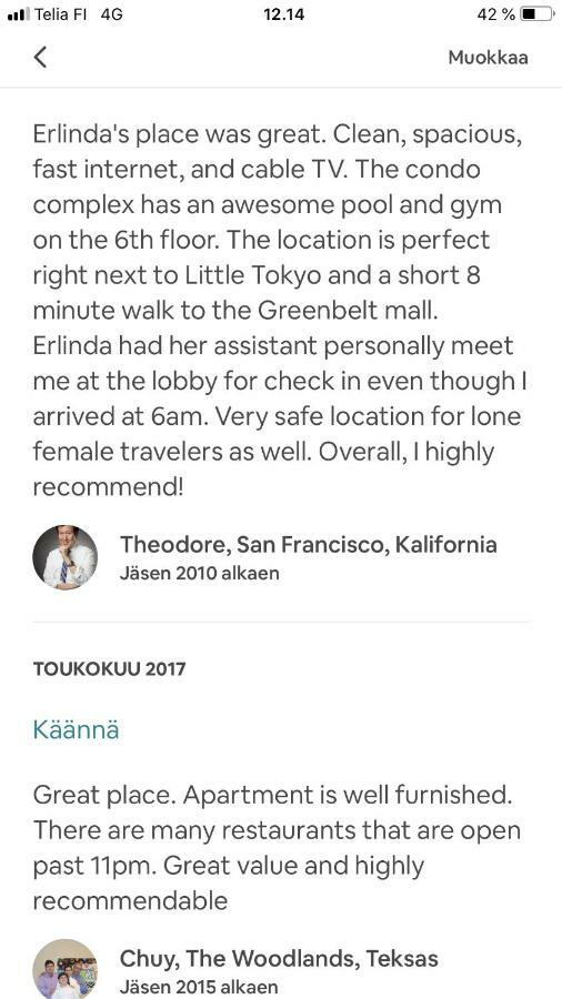 The Beacon Makati For 4 Wifi 30mbps Apartment *