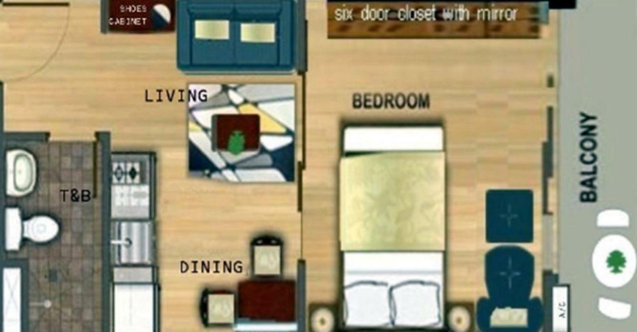 Azure C7 Balcony, Wifi, Near Mall Airport * Manila