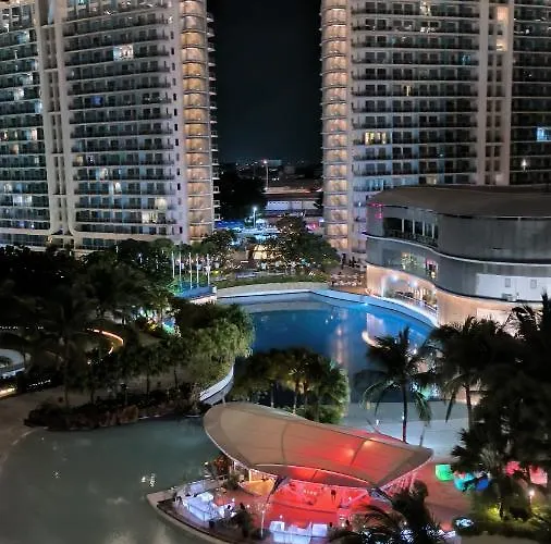Beach View Balcony In Azure Urban Resort Residences