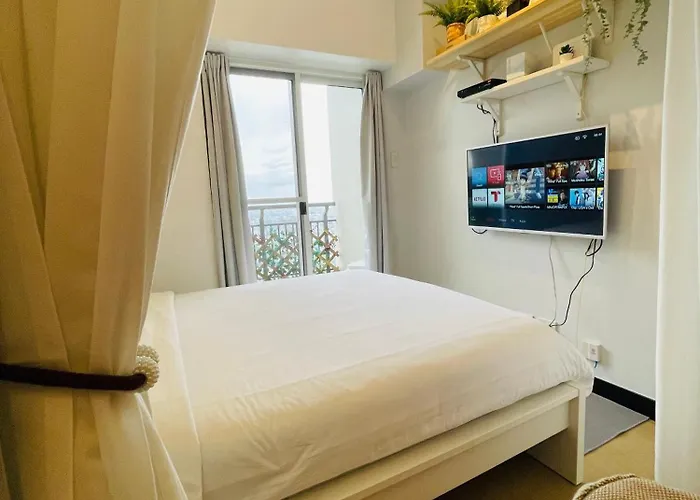 Free Car Parking - Sheridan North 1Br Apt Near Bgc