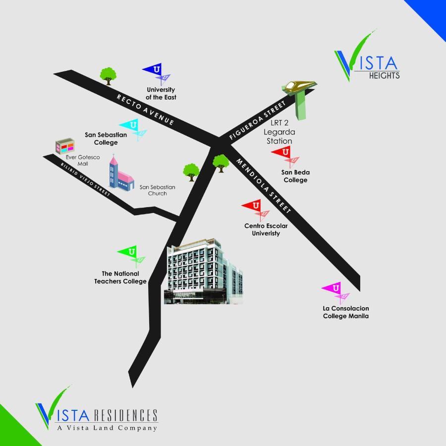 R'holistay Vista Heights Legarda Near Ceu San Beda *