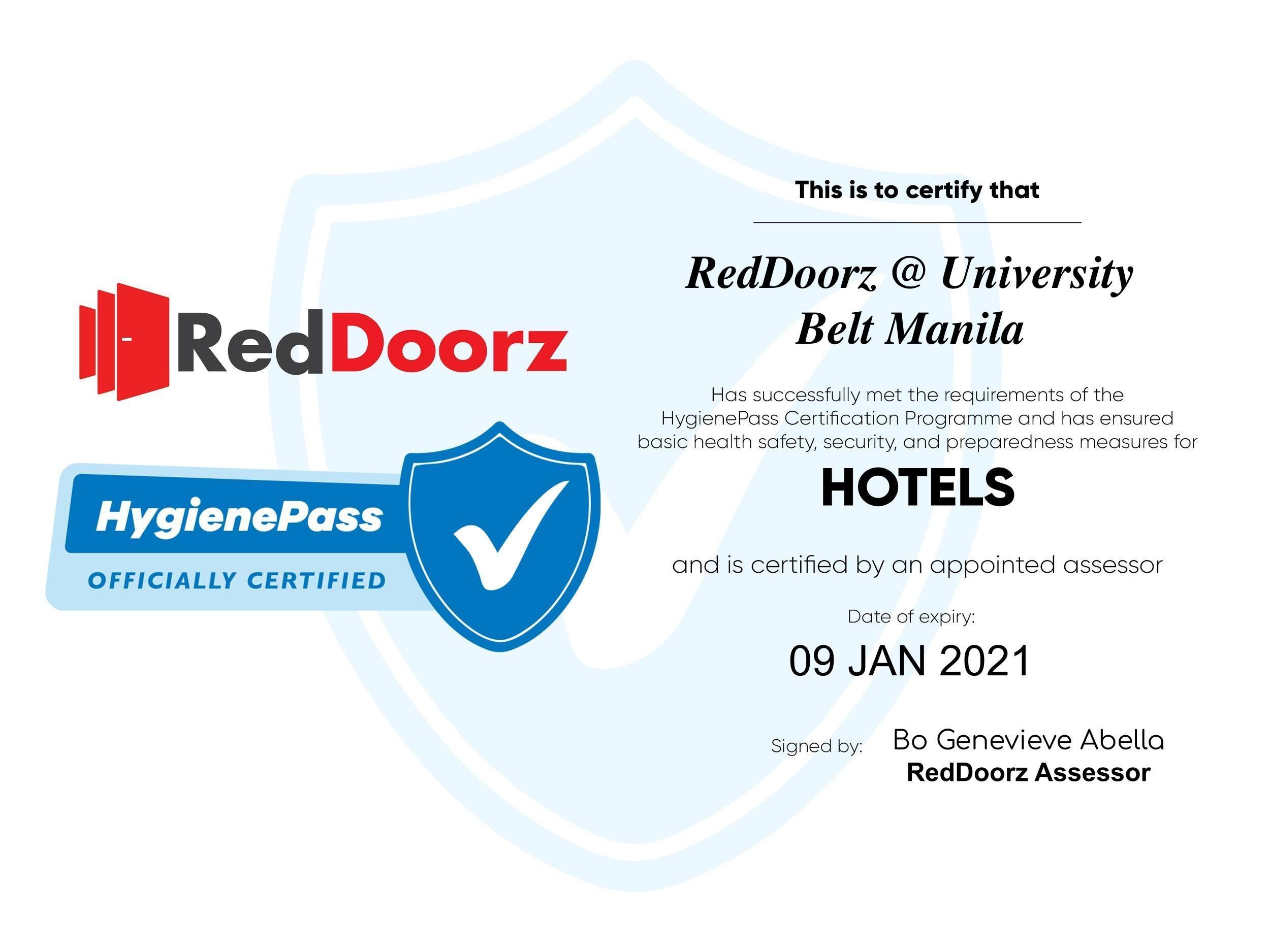 Reddoorz @ Belt Hotel Manila