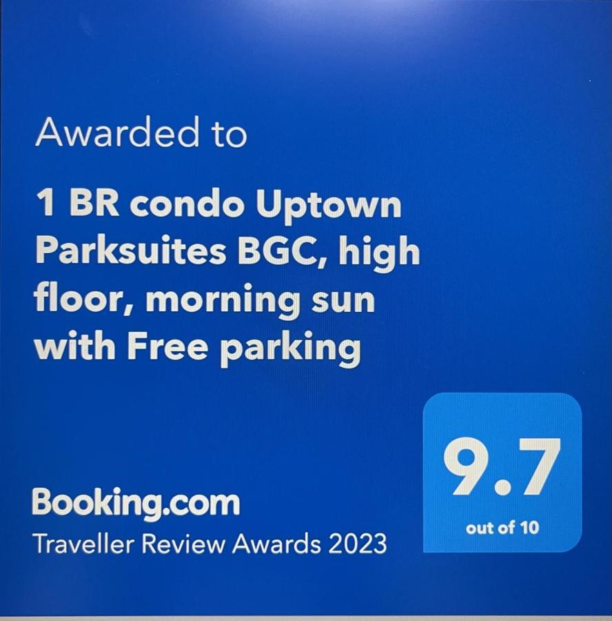 Apartment 1 Bedroom Uptown Parksuites Bgc, High Floor, Morning Sun *