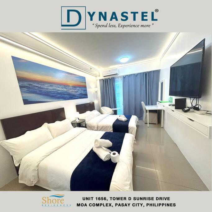 Moa Pasay 1656 Twin Bed Staycation Near Naia Airport Apartment *