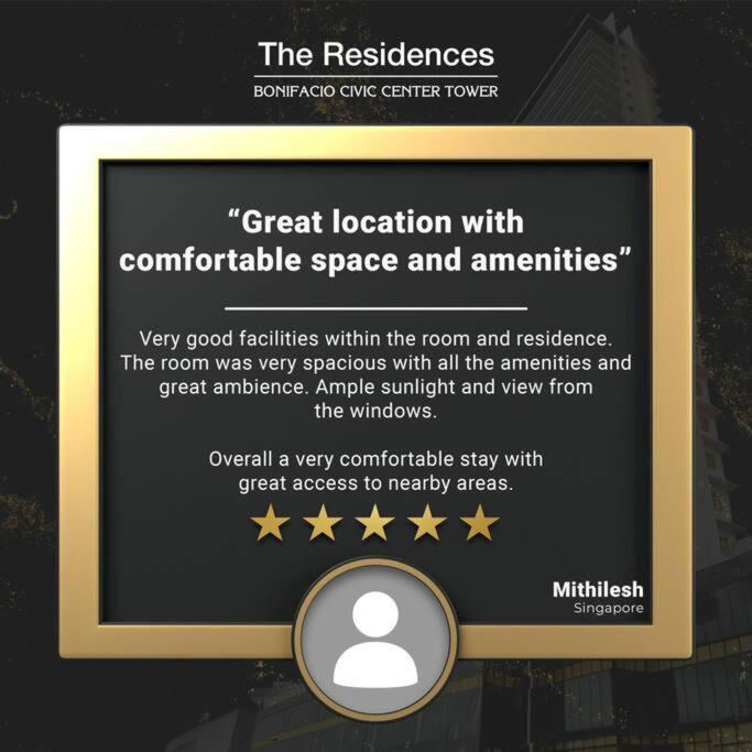 Apartment Cozy 1 - The Residences Bgc Taguig