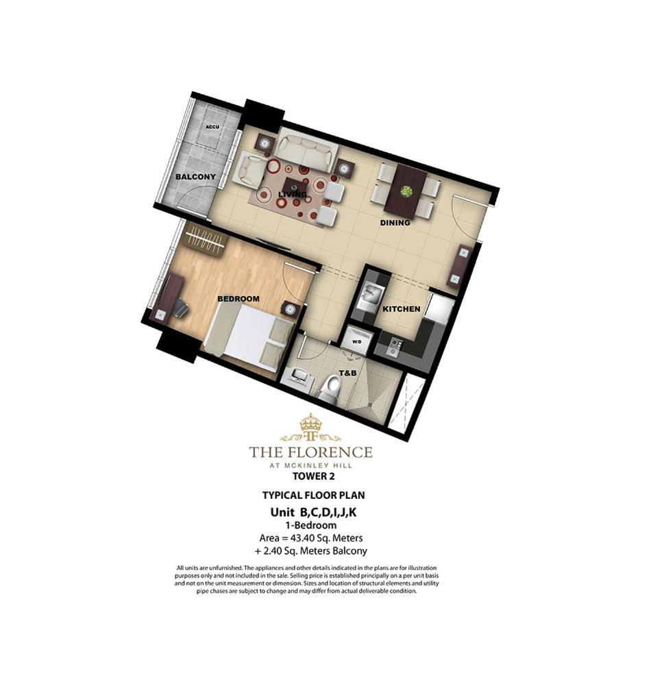 1br Staycation At The Florence Mckinley Hill Bgc Taguig Apartment