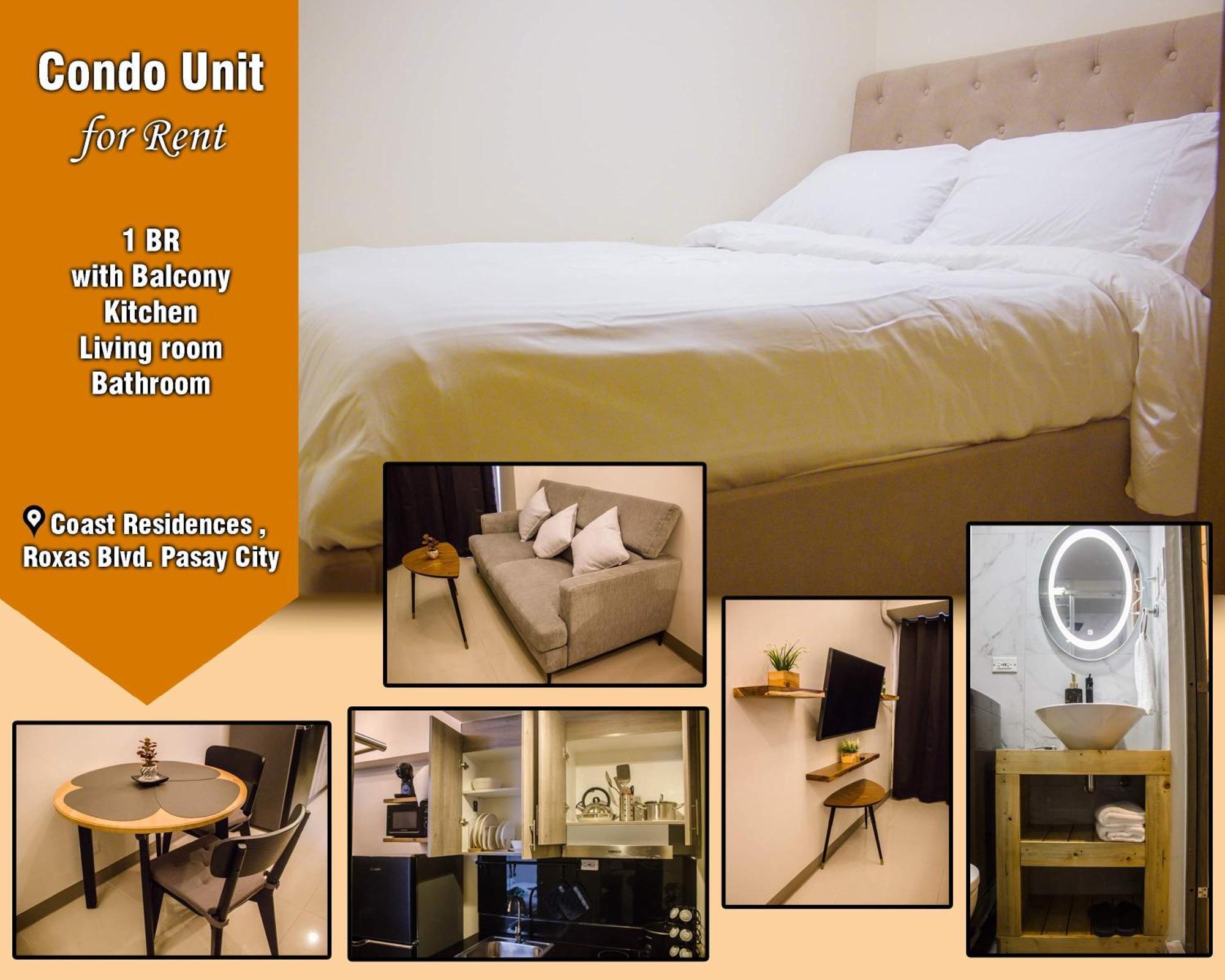 Rq Cozy One Bedroom Condo, Coast Residences Pasay Aparthotel Manila
