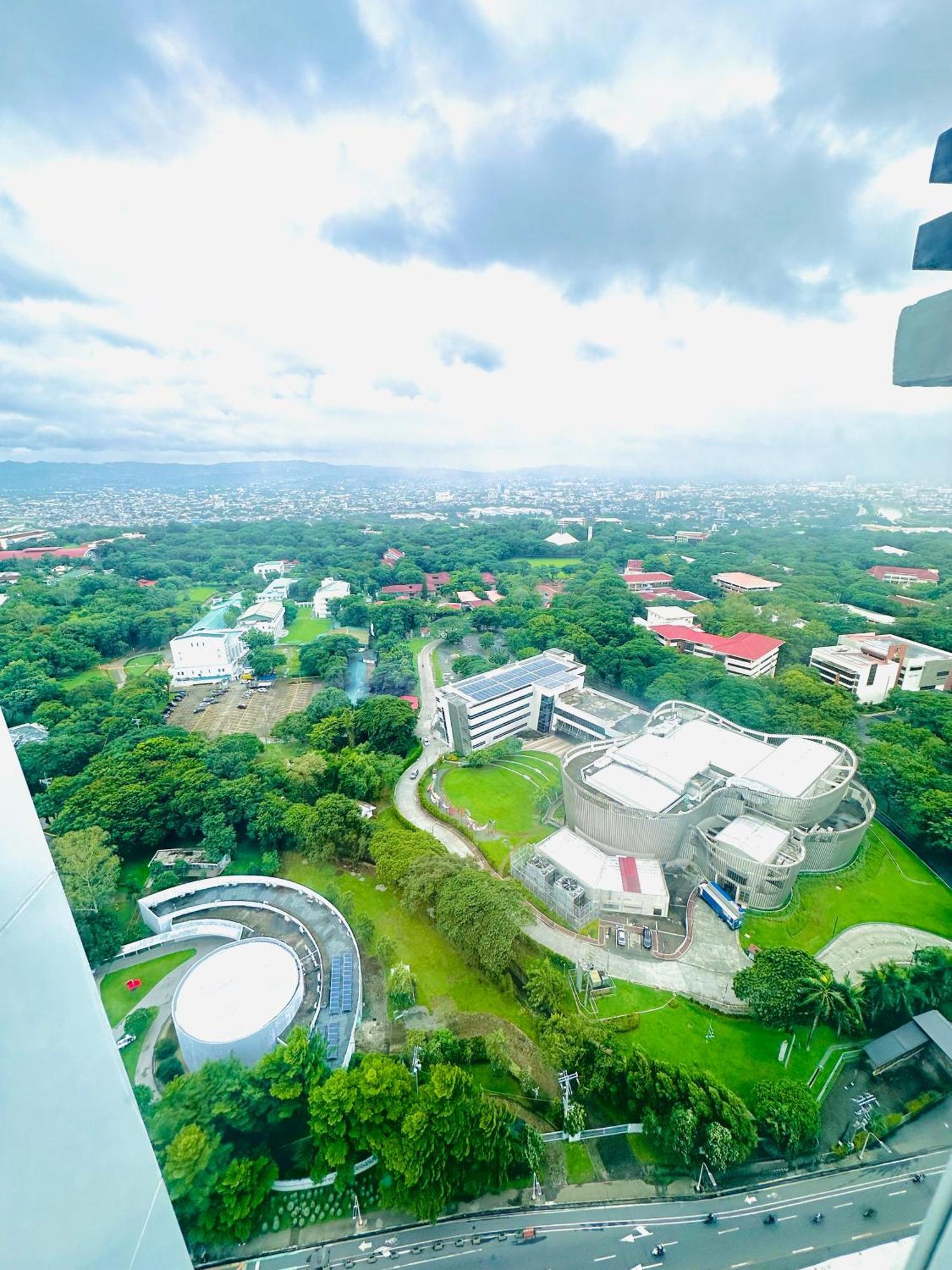 Working In Front Of Ateneo De Aparthotel Manila