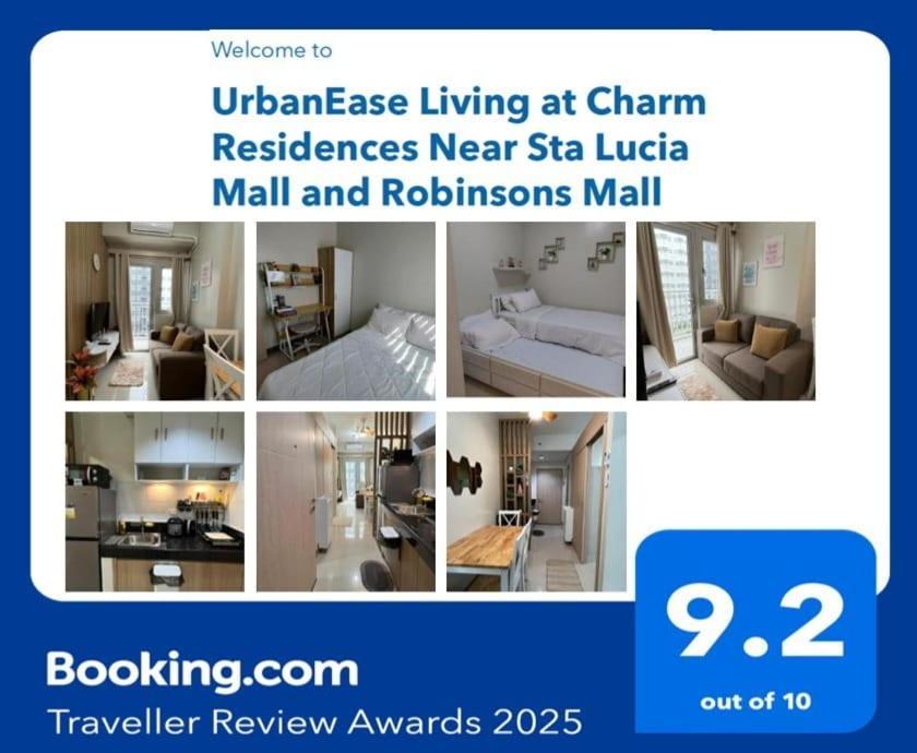 Urbanease Living At Charm Residences Near Sta Lucia Mall And Robinsons Mall Manila