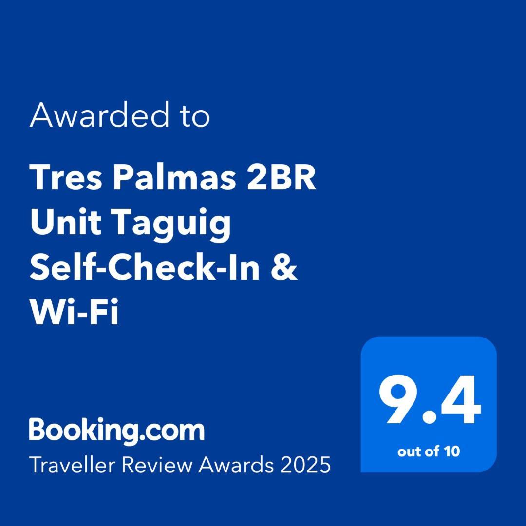 Tres Palmas 2br Unit Taguig Self-check-in & Wi-fi Apartment *