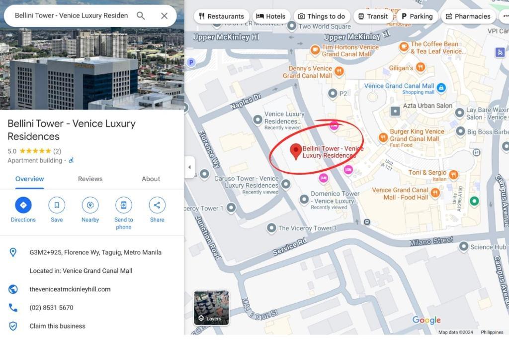 Chic Bgc By Grand Canal Mall #vlrtb27b Ferienhaus