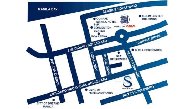 1br At S Residences Mall Of Near Airport Aparthotel Manila