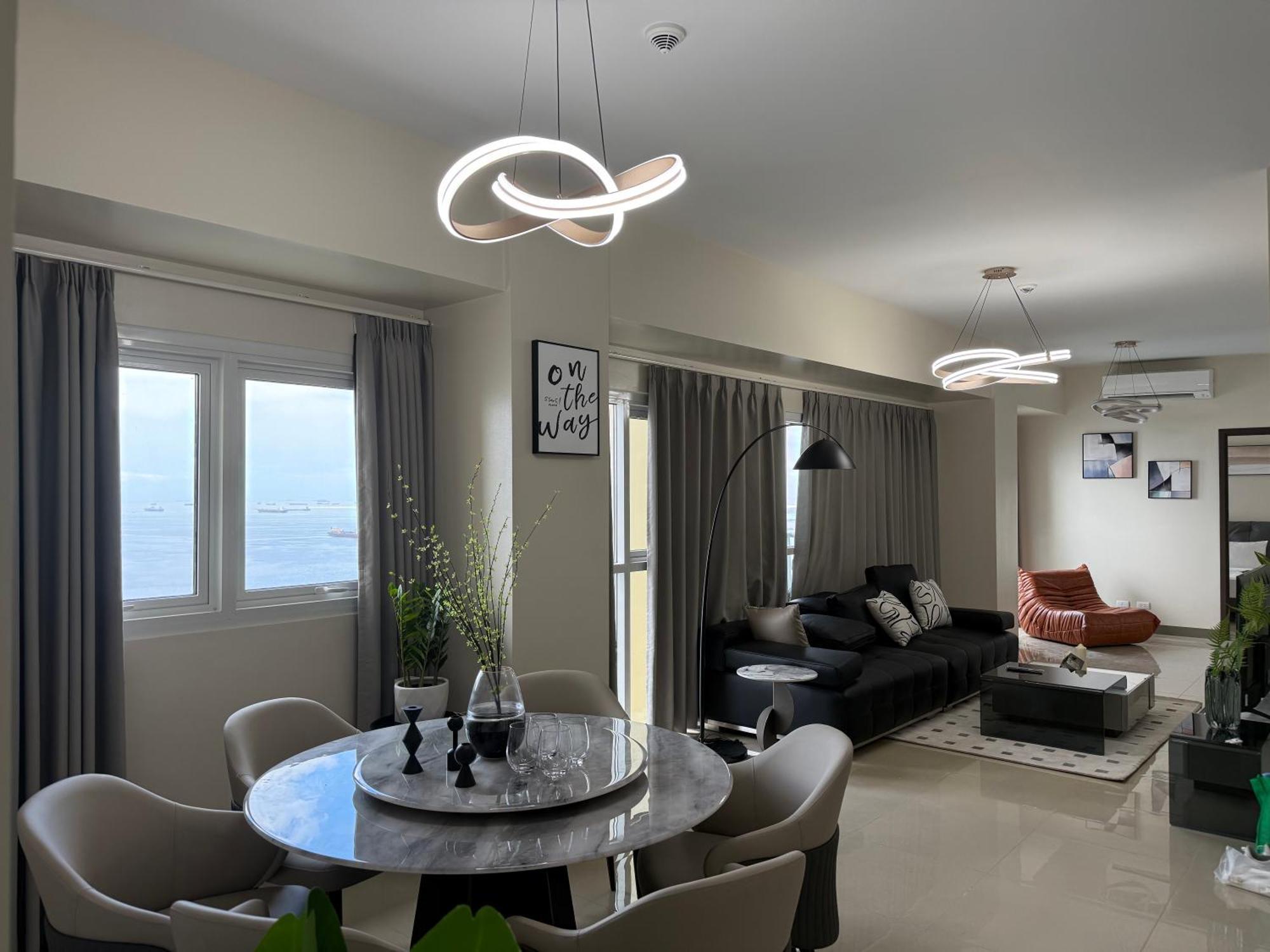 Apartamento 175 Sqm Luxurious Modern 3 Bedrooms Facing Bay Sunset, Airports, Okada, Solaire, Moa Manila